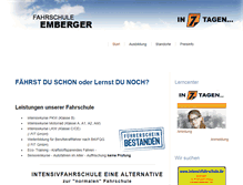 Tablet Screenshot of intensivfahrschule.de